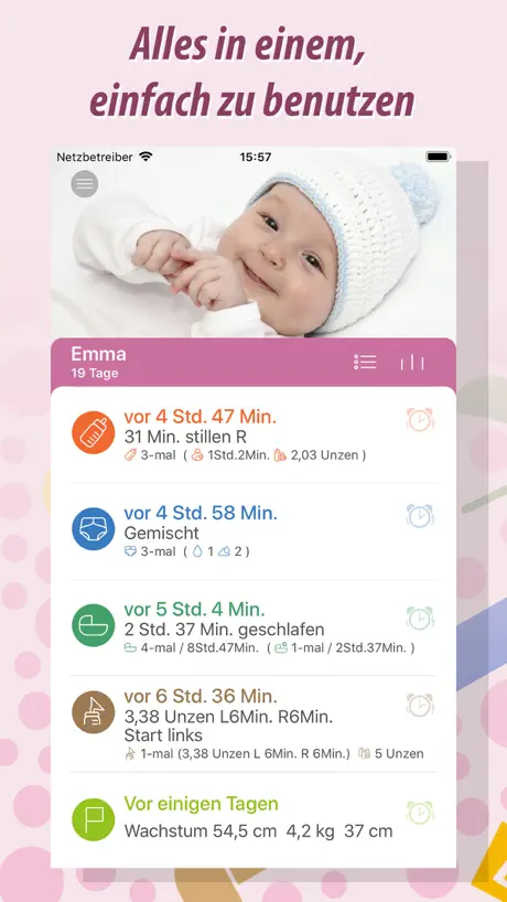 Baby Tracker - Wachstumsschub