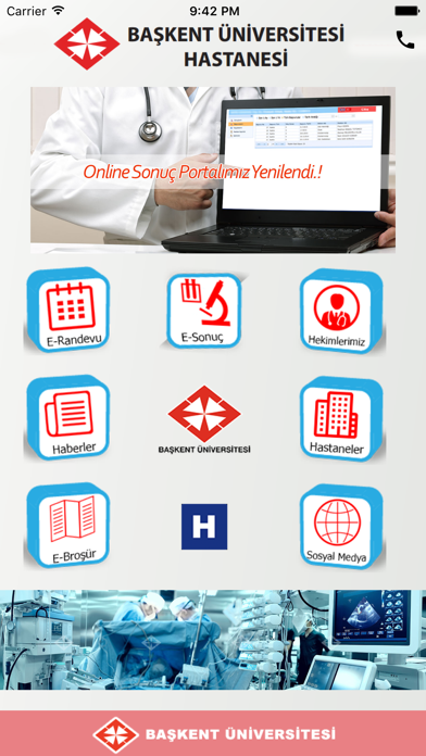 Screenshot #1 pour Başkent Üniversitesi Hastaneleri