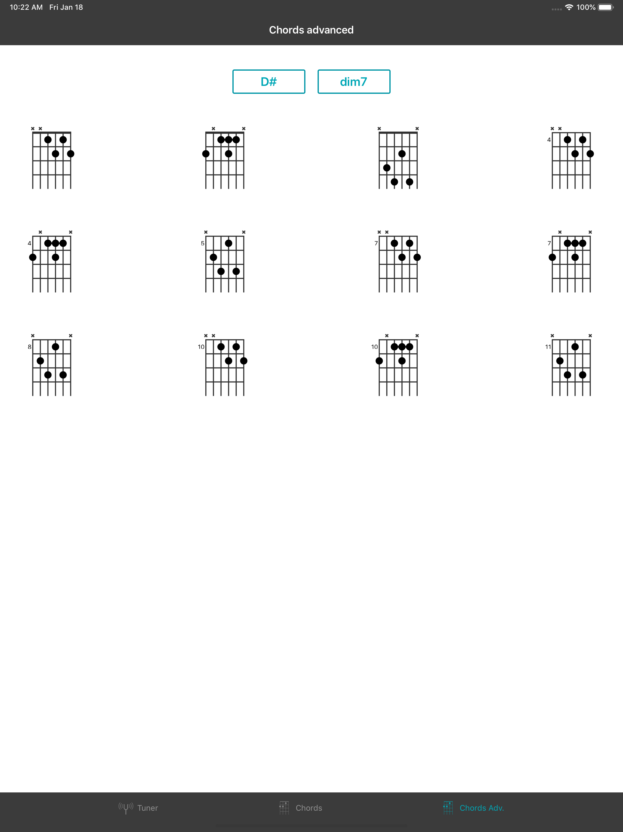 Guitar Tuner EM-1 screenshot 7