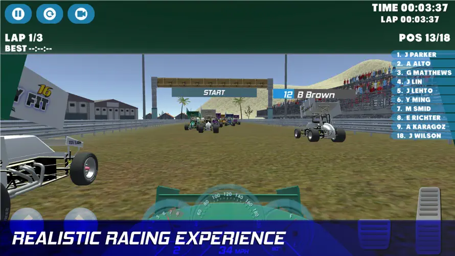 Outlaws Racing - Sprint Cars screenshot 2