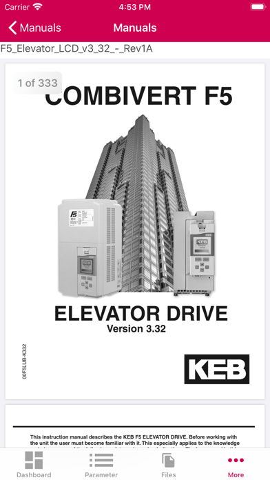 KEB Elevator Screenshot
