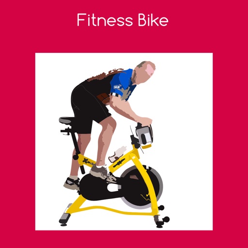 Fitness bike icon