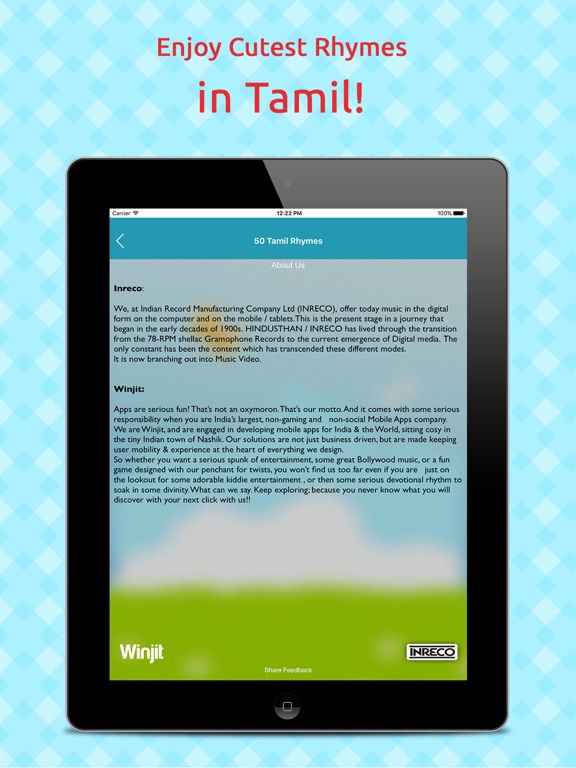 Screenshot #6 pour 50 Top Tamil Nursery Rhymes