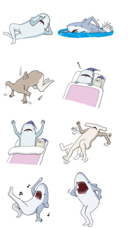 Crazy Sharks Stickers! screenshot-4