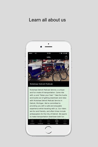 Rickshaw Detroit Pedicab screenshot 2