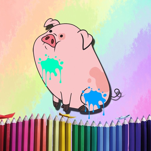 Pic Coloring Book Kids For Peppa Pig iOS App