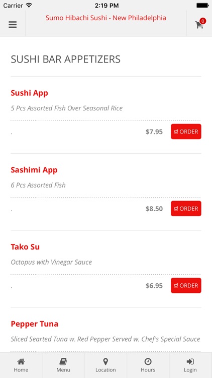 Sumo Hibachi Sushi New Philly