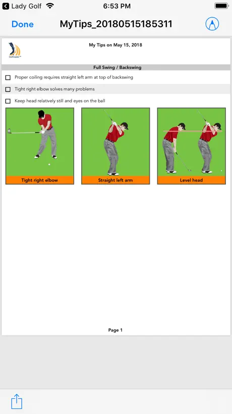 Golfmaster Tips