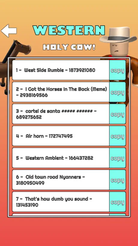 Music Codes for Roblox Robux