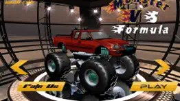 monster truck vs formula cars iphone screenshot 2