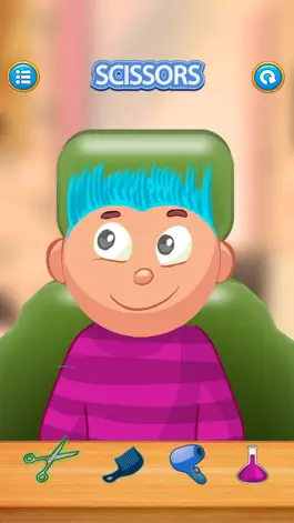 Game screenshot Детские игры / синие волосы вырезать apk