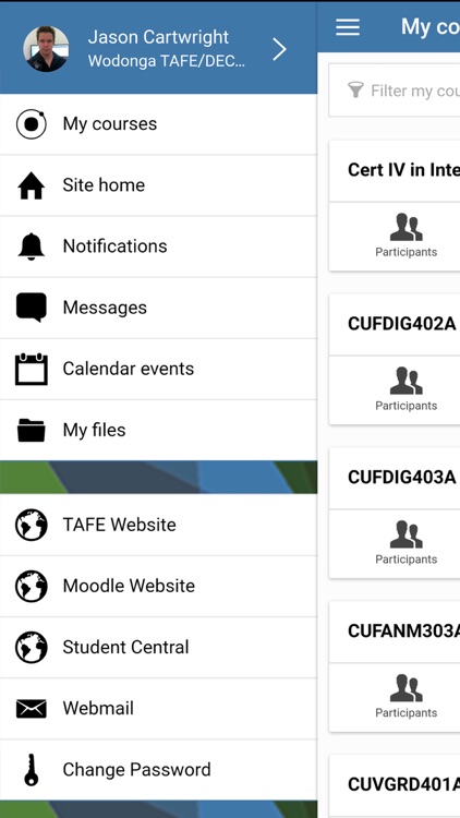 Wodonga TAFE Moodle Mobile