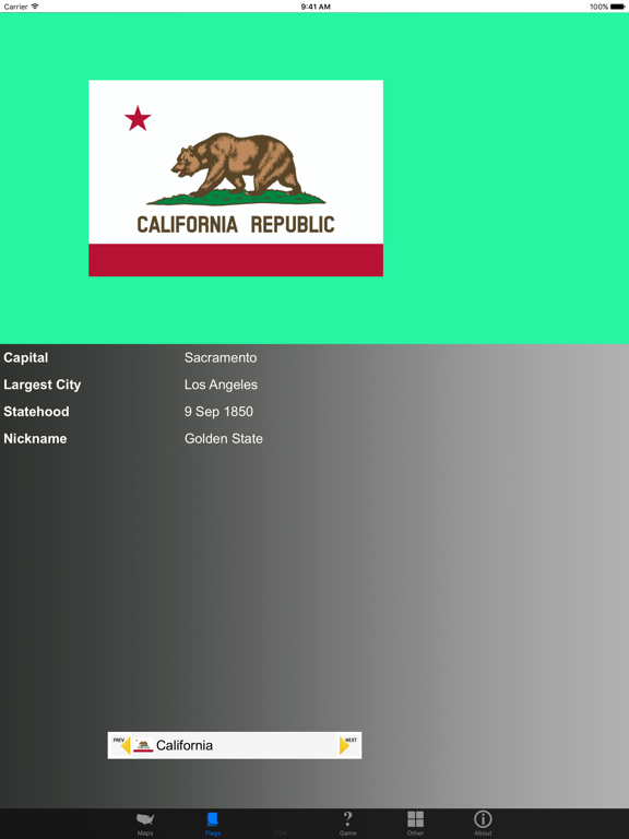 Screenshot #4 pour US State Maps and Flags