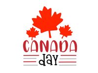 Lovely Canada Day Stickers