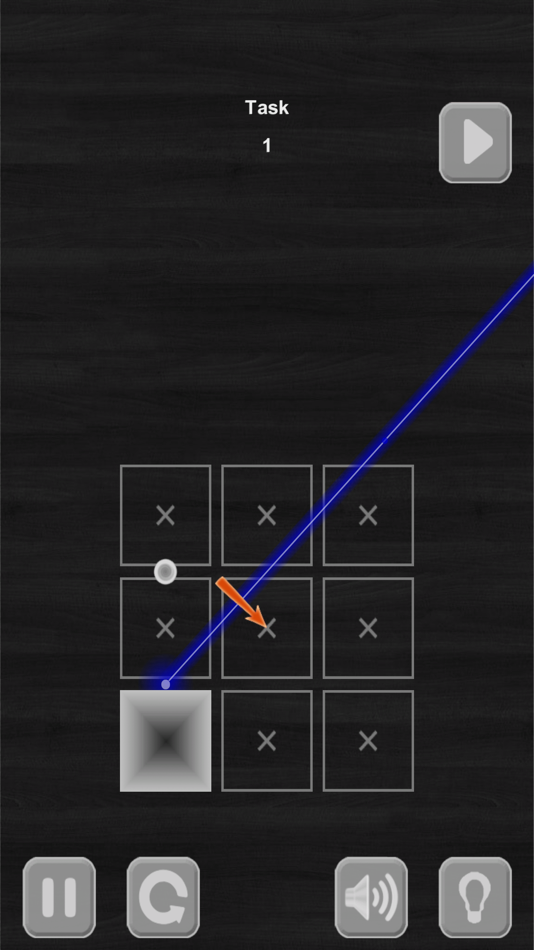 #2. Lazers Puzzle. Colored rays (iOS) 由: Ruslan Goncharenko