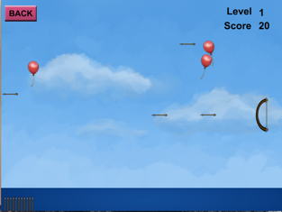 Balloons and arrows - Archery game, game for IOS