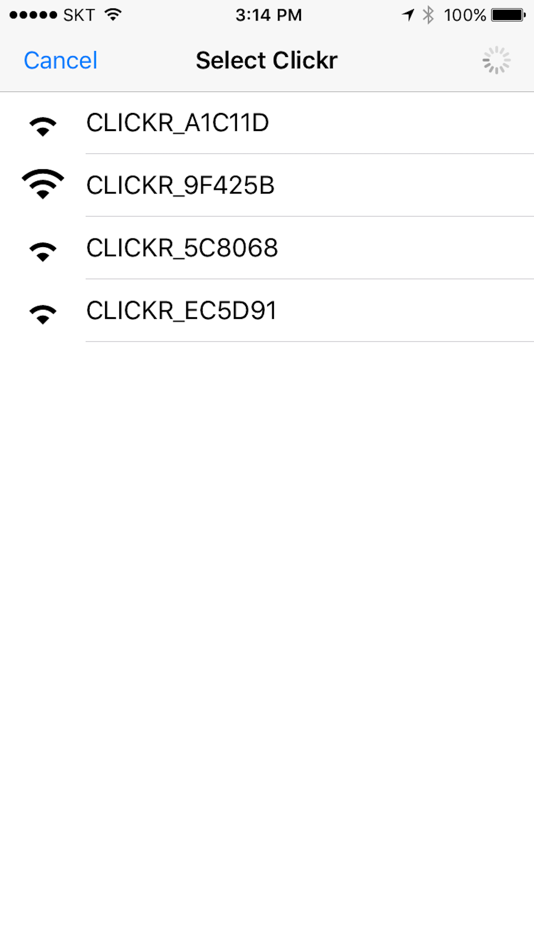 #2. Clickr (iOS) Podle: CLINK Inc.