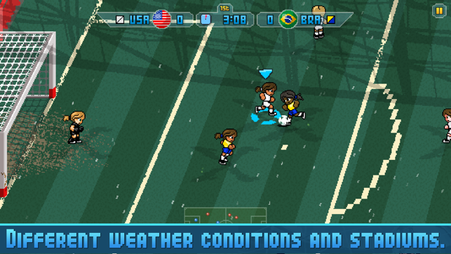 ‎Pixel Cup Soccer 16 Screenshot