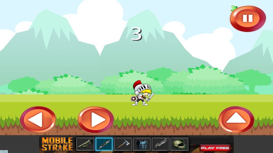 The Knight run and jump - 2.0 - (iOS)