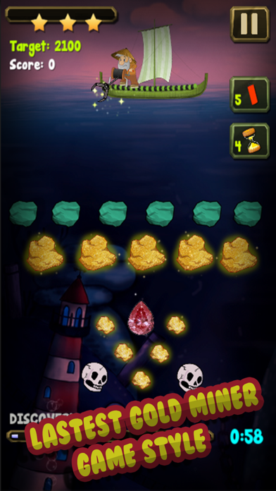 Screenshot 4 of Gold Miner 3: Undersea App