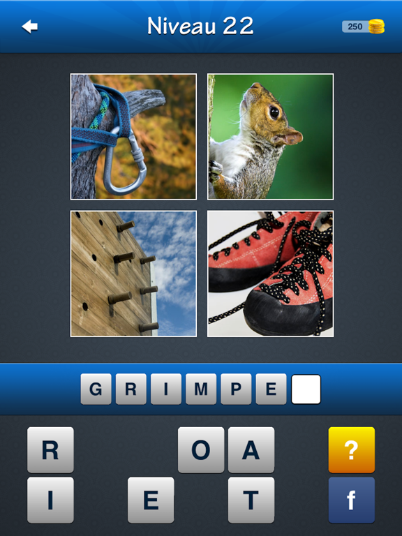 Screenshot #4 pour Mots & images ~ Quiz gratuit avec 4 images & 1 mot