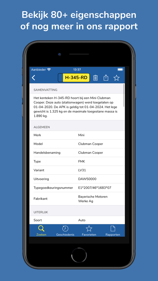 #2. Kenteken Check (iOS) 由: Voertuigexpert B.V.