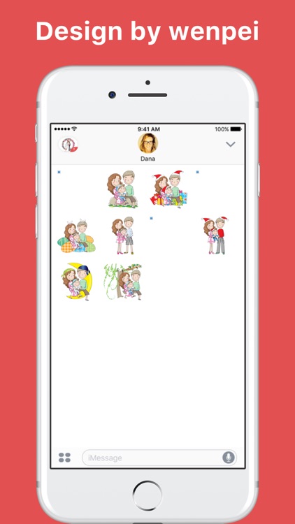 Happy Lovely Family stickers by wenpei