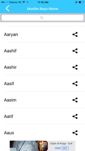 Muslim Baby Names with Meanings screenshot #5 for iPhone