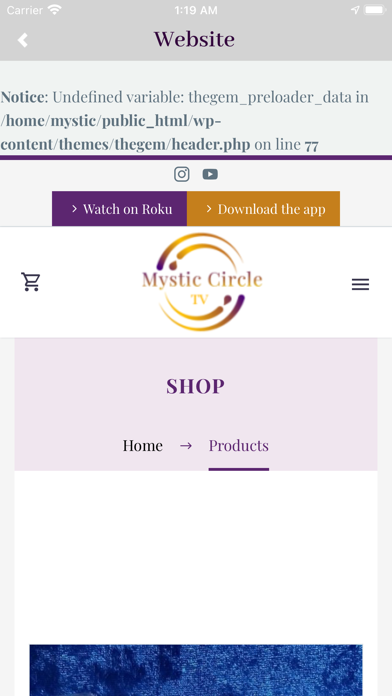 Mystic Circle TV Screenshot