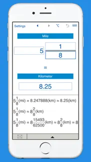 miles to kilometers and km to miles converter iphone screenshot 2