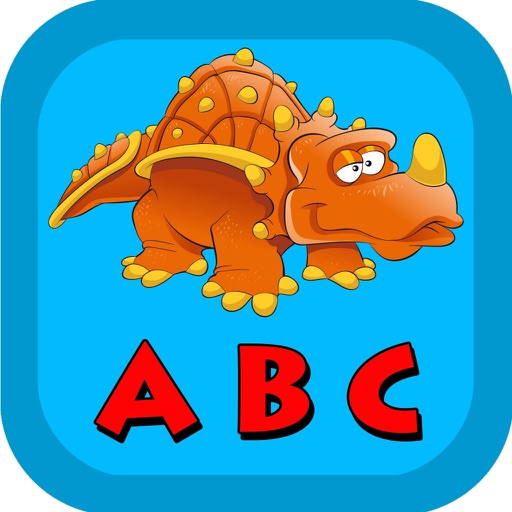 ABC Dinosour Writing  Dotted icon