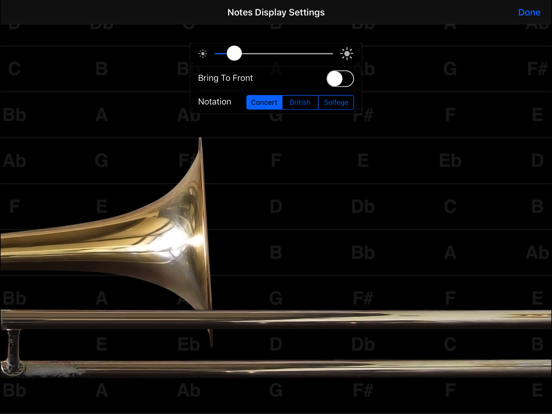iBone - the Pocket Trombone iPad app afbeelding 5