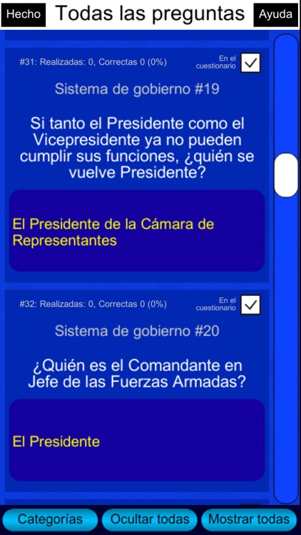 Prueba de Ciudadanía US 2017 (US Citizenship)