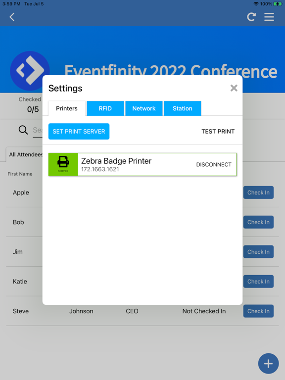 Screenshot #5 pour Eventfinity Check In