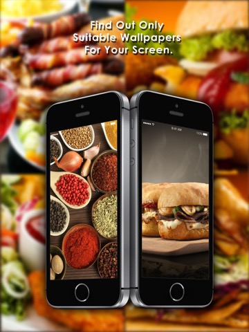 Food Wallpapers - Personalised Your Phone Screenのおすすめ画像1