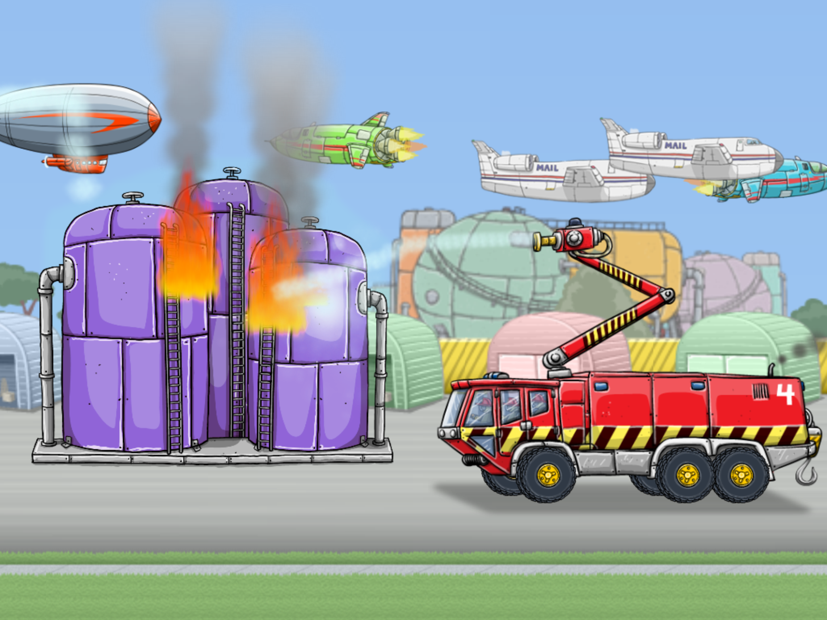 Fire Truck: Airport Rescue screenshot 10