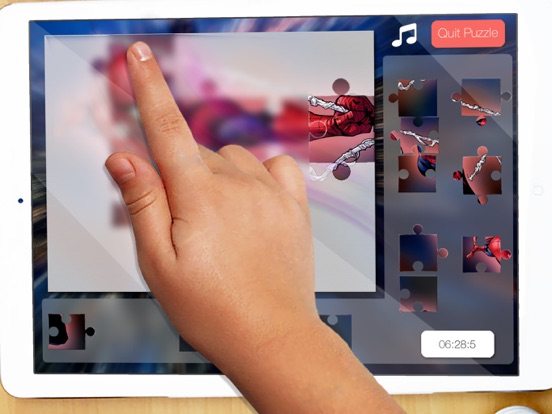 Super Puzzles for Spider-Man iPad app afbeelding 1