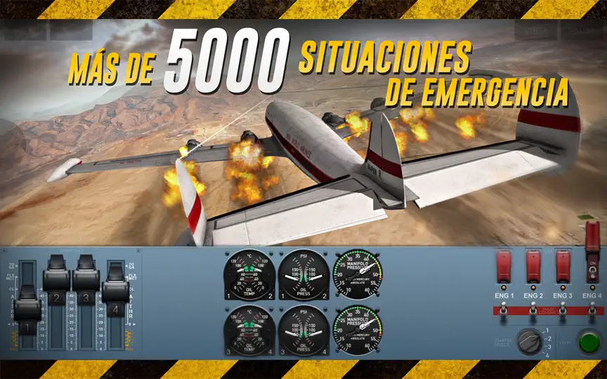 Captura de pantalla de Extreme Landings en iPhone 3
