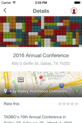 TASBO GO Conference App screenshot 2