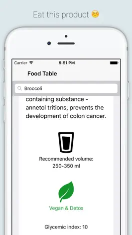 Game screenshot Food table for Atkins diet apk