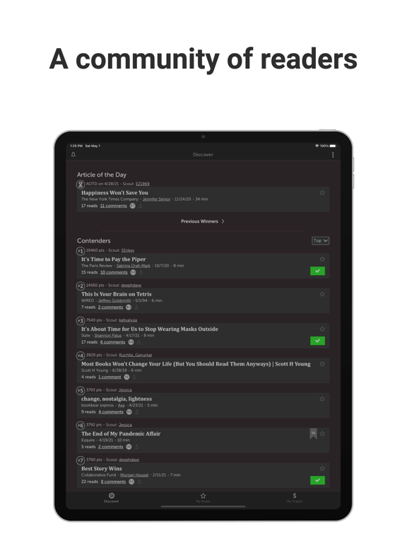 Screenshot #6 pour Readup: Social reading.