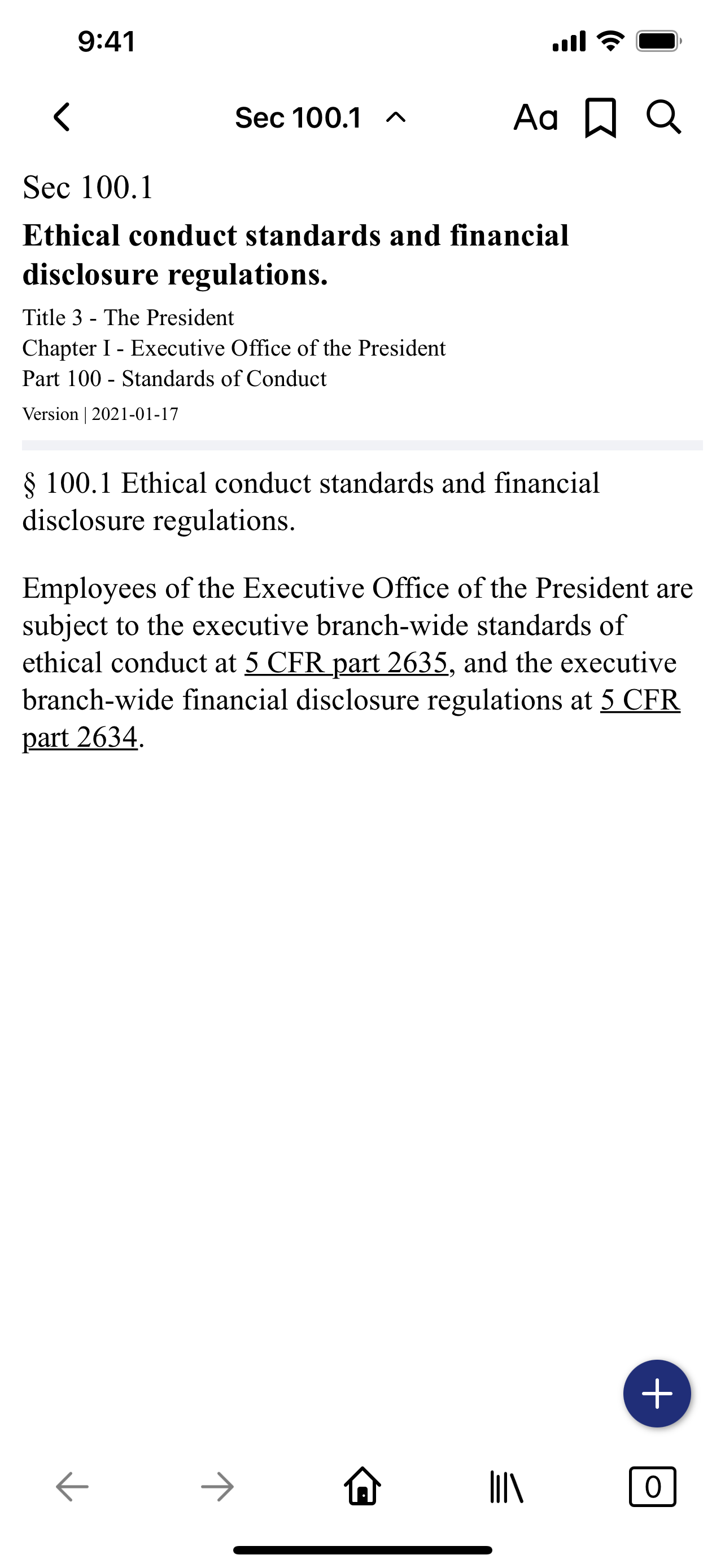 CFR 3 - The President