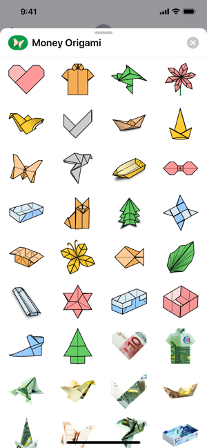 Captură de ecran pentru cadouri origami cu bani făcute ușor