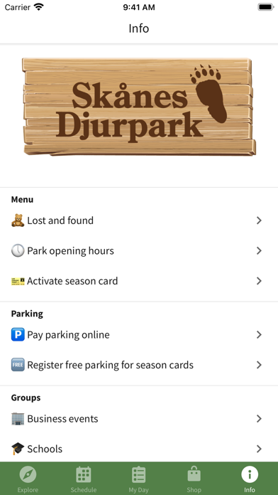 Skånes Djurpark Screenshot