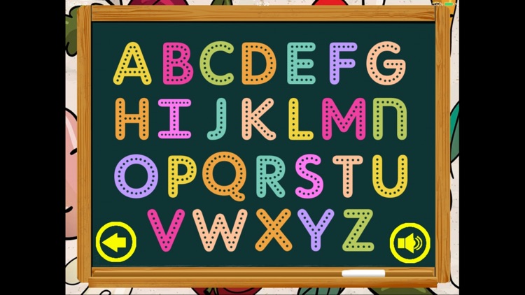 ABC Vegetable Writing Alphabet Baby Dotted Kid