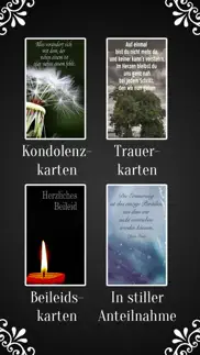 trauerkarten beileidskarten kondolenzkarten trauer iphone bildschirmfoto 4