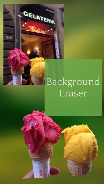 Background Eraser: superimpose