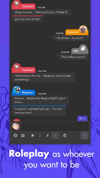 mRPG - Chat app to play RPGs