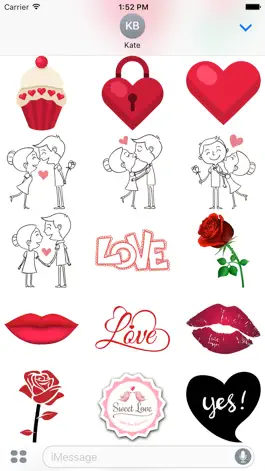 Game screenshot Love Stickers #1 for iMessage hack