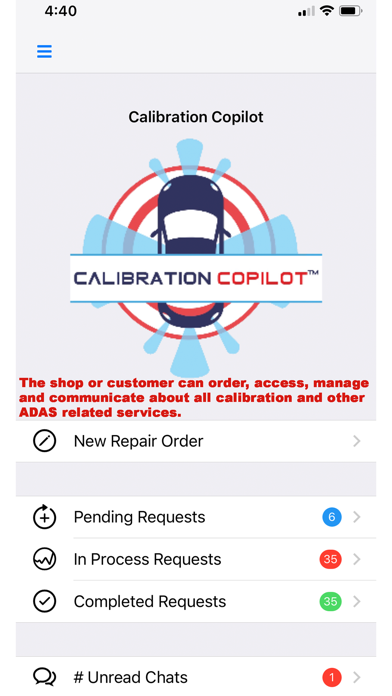 CoPilot™ Mobile App Screenshot
